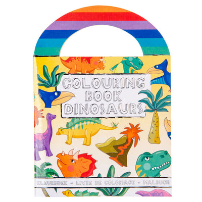 LG-Imports Malbuch mit Stickern Dinosaurus