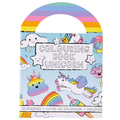 LG-Imports Malbuch mit Aufklebern Einhorn