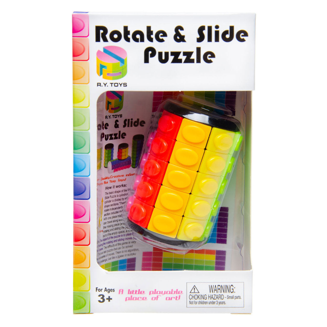 Zylinderpuzzle Farbig