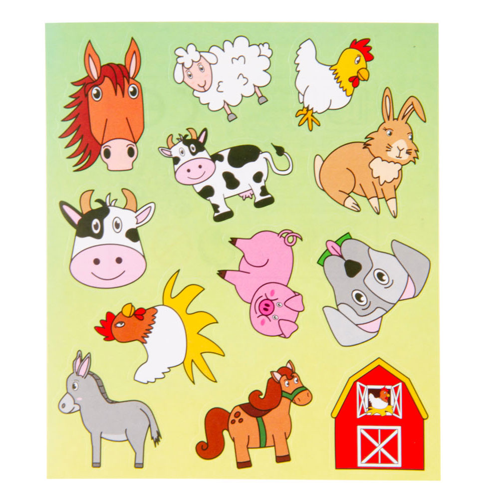 LG-Imports Stickervel Nutztiere