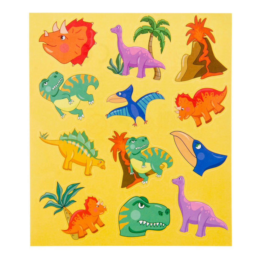 LG importiert Stickervel Dinosaurus, 12st.
