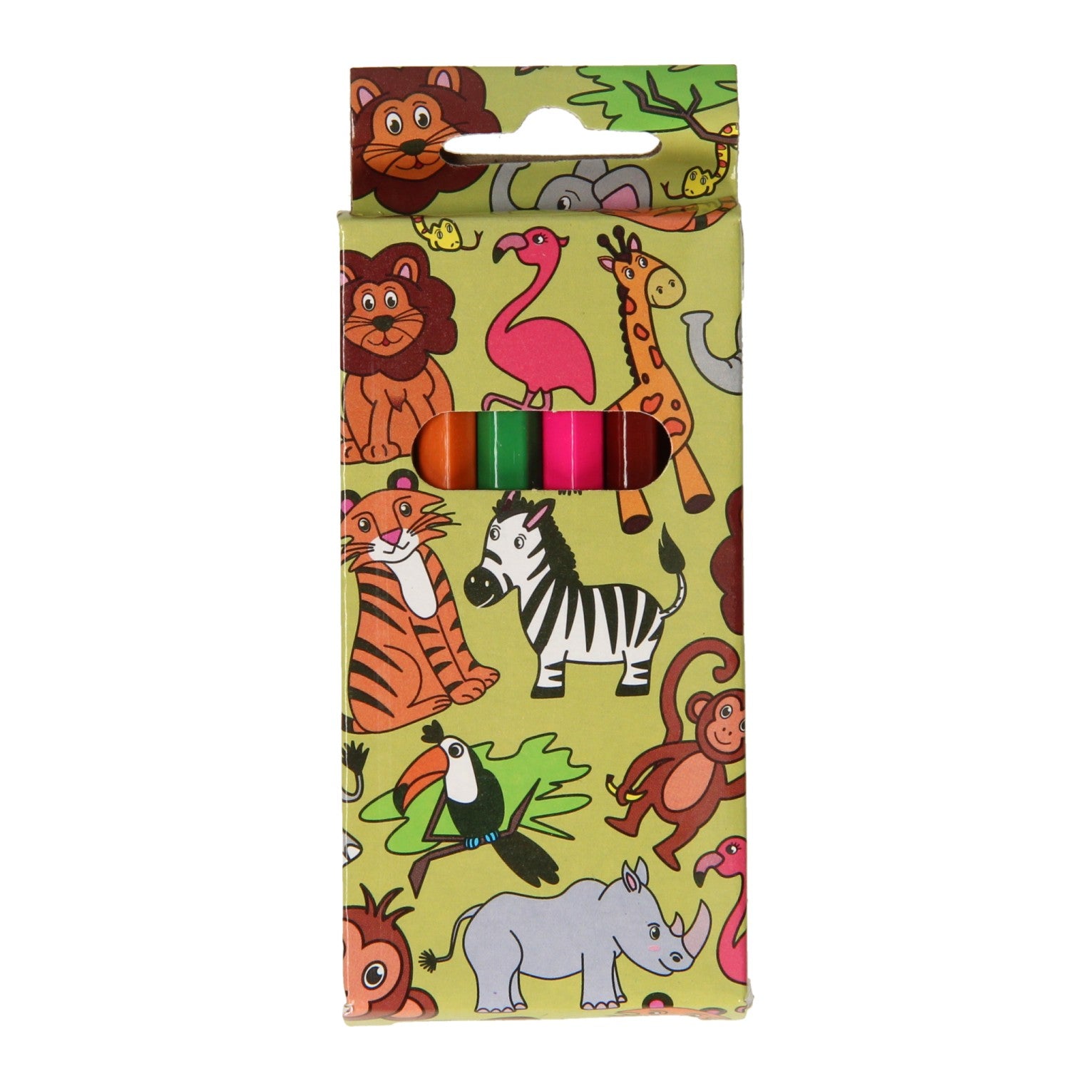 LG Importe farbige Stifte Wildtiere, 6st.