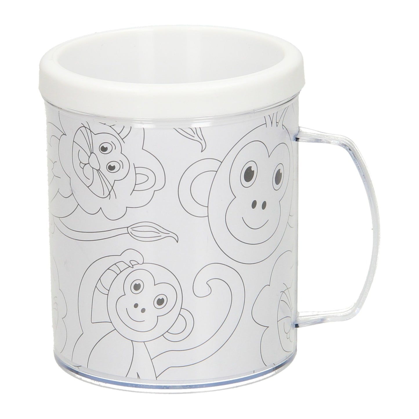 Färbe deine eigene Tasse wilder Tiere