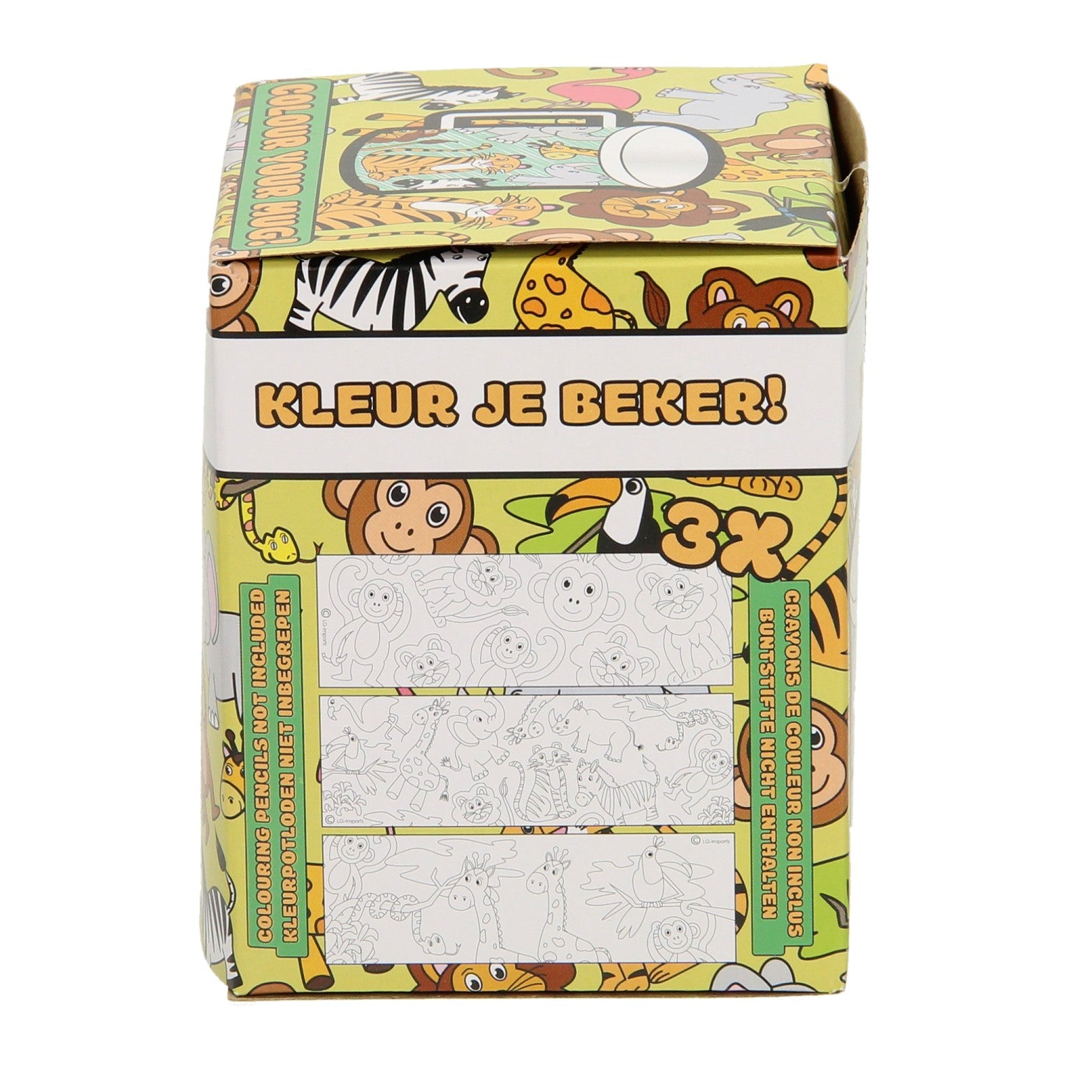 Färbe deine eigene Tasse wilder Tiere