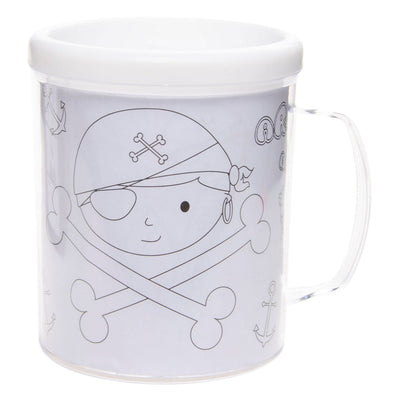 Färbe deinen eigenen Tasse Pirat