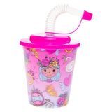 LG importiert Cup mit Deckel und Strohprinzessin, 12st. - afbeelding 1