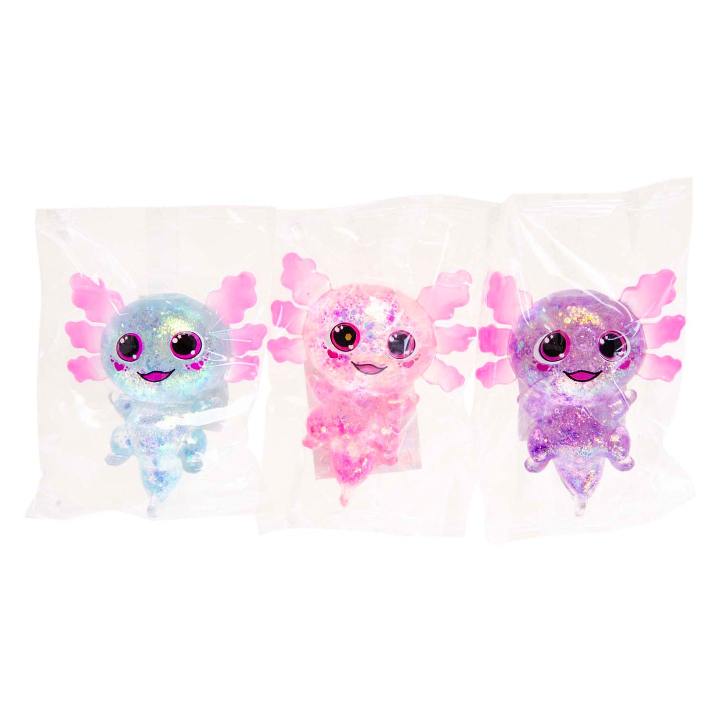 LG Importe Squeeze Dier Axolotl transparent