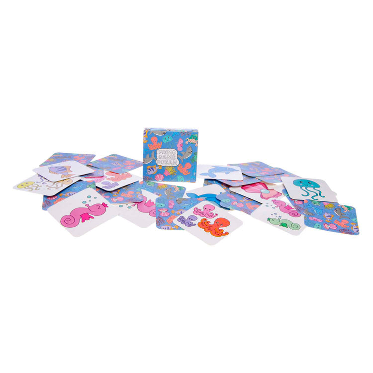 Duckiez Mini Memo Game Marine Animals, 28 Karten