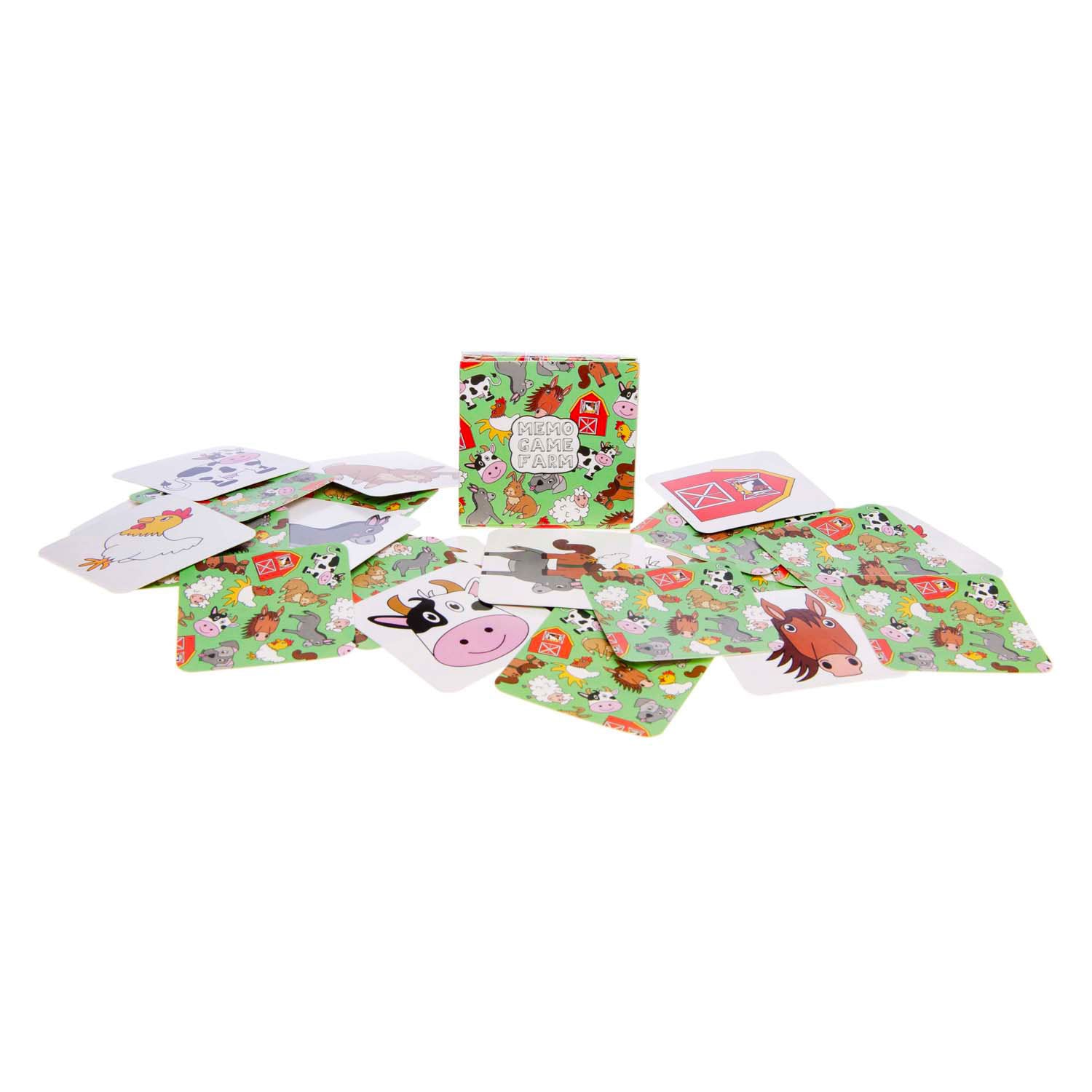 Duckiez Mini Memospel Nutztiere, 28 Karten