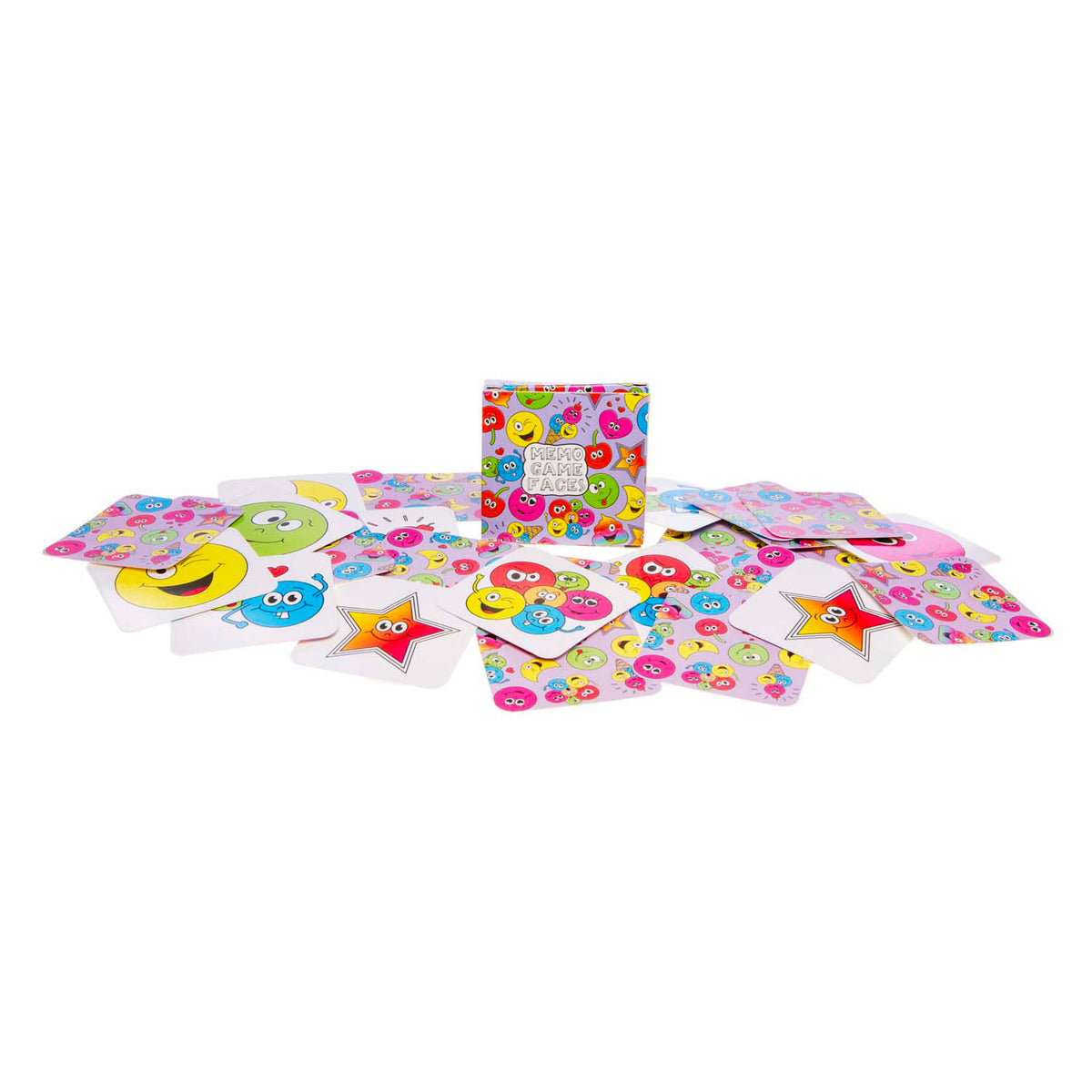 Duckiez Mini Memospel Laughing Face, 28 Karten