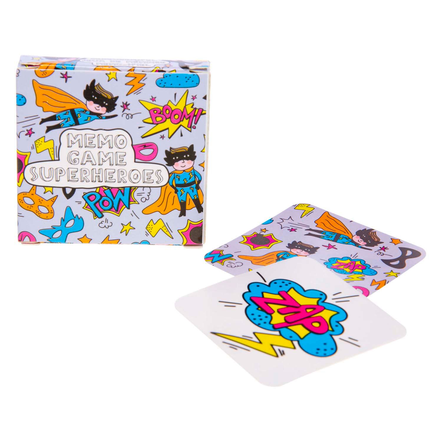 Duckiez Mini -Memospel -Superhelden, 28 Karten