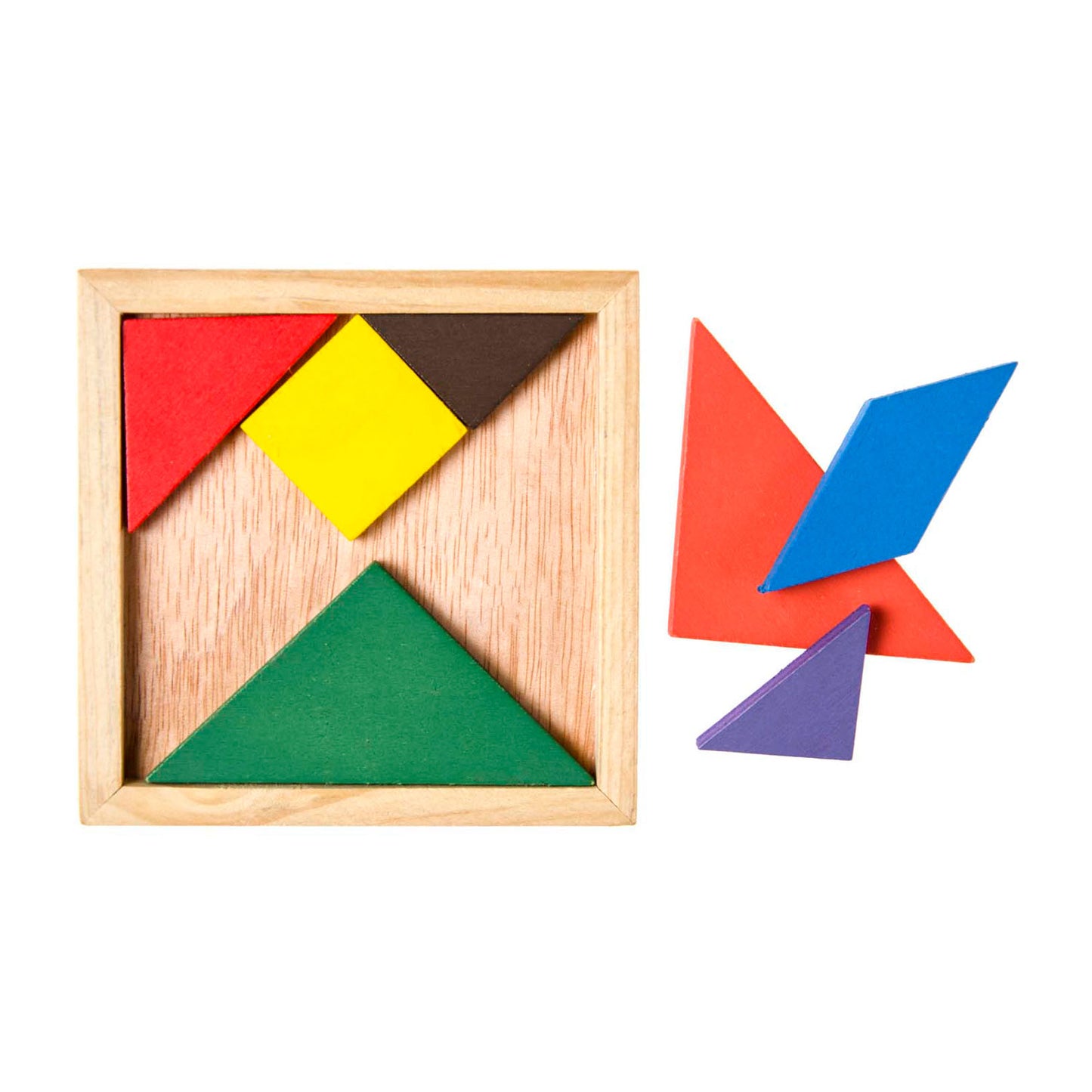 Duckiez Holz Tangram Puzzle, 7st.