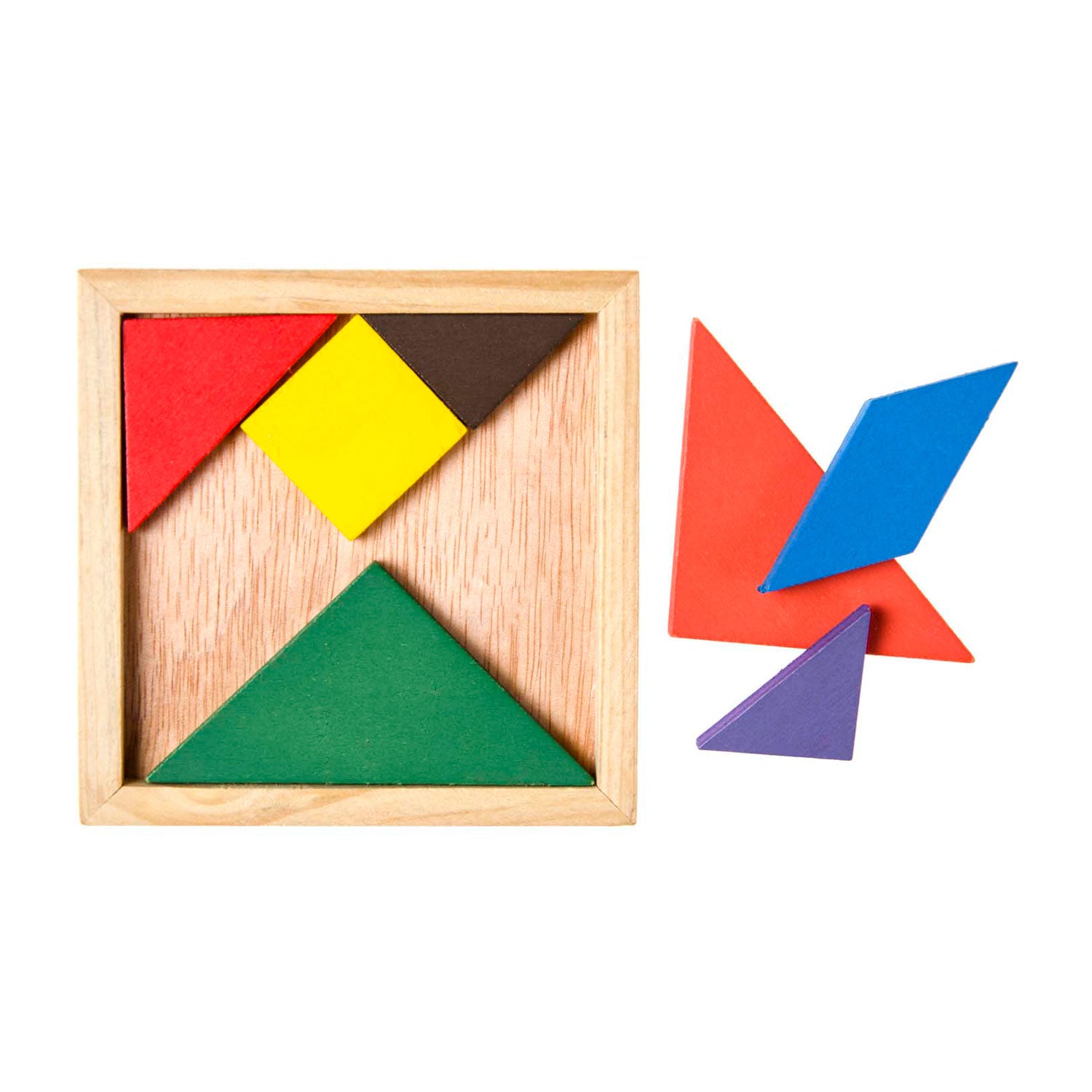 Duckiez Holz Tangram Puzzle, 7st.