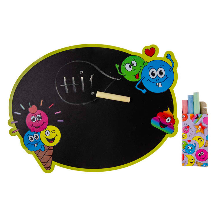 Duckiez-Tafel mit Kreide – Smiley