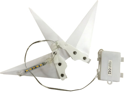 Svenska Living Star Kunststoff 35cm weiß 4x warmer Timer
