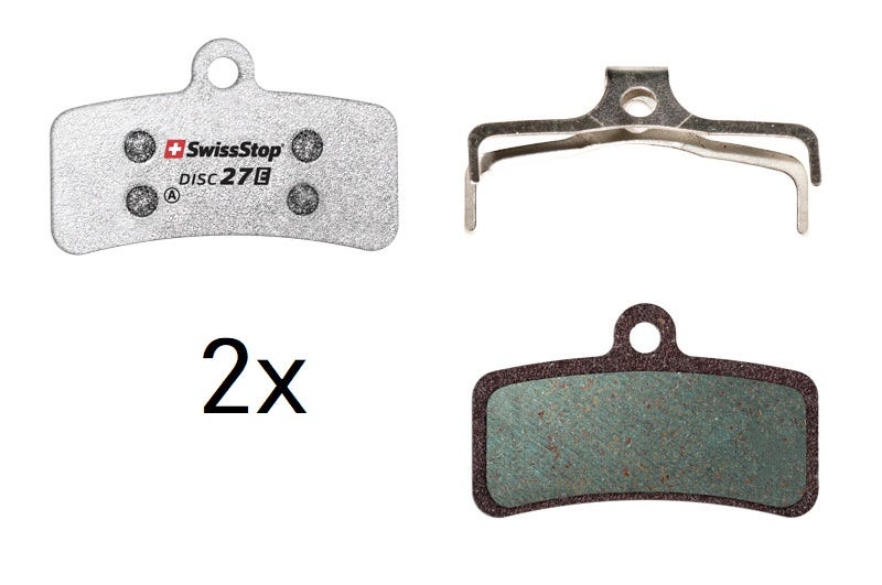 Swissstop 34 E Shimano Trp Tektro Revers Paar faire E-Bike-Scheibenbremsbeläge
