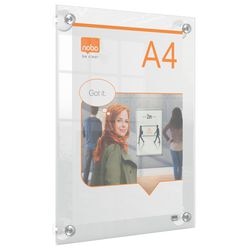 Posterrahmen Nobo A4 346 x 24 Plexiglas repositionierbar
