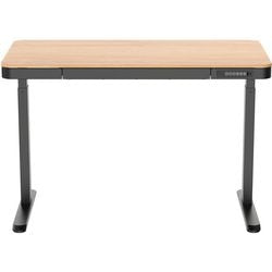 Büro-Eurositze aus schwarzer Eiche, 600 mm