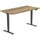 Sitz-Steh-Schreibtisch Euroseats schwarz 800