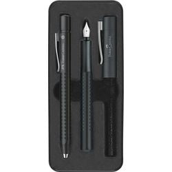 Stiftset Faber-Castell FP M BP Grip Edition schwarz