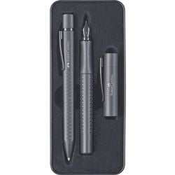 Stiftset Faber-Castell FP M BP Grip Edition schwarz
