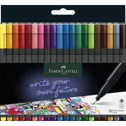 Fineliner Faber-Castell Grip grau