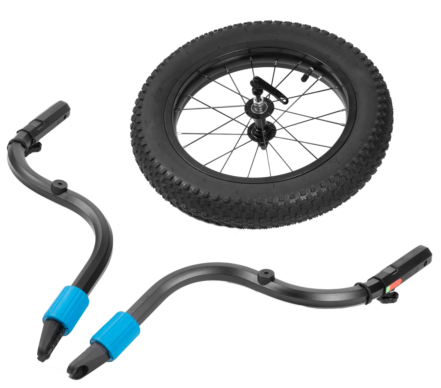 Cube Fat Wheel Jogger Kit für Doppel-Fahrradanhänger