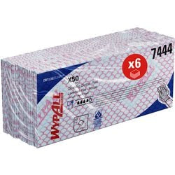 Reinigungstücher Wypall 7444 rot, Packung 6 Stück à 50 Blatt
