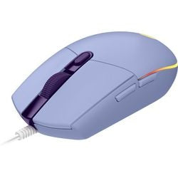 Logitech Maus 910-005854 lila kabelgebunden