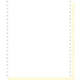 Computer-Endlospapier Exacompta 24 x 28 cm 70 g m² gelb, weiß 1000 Blatt