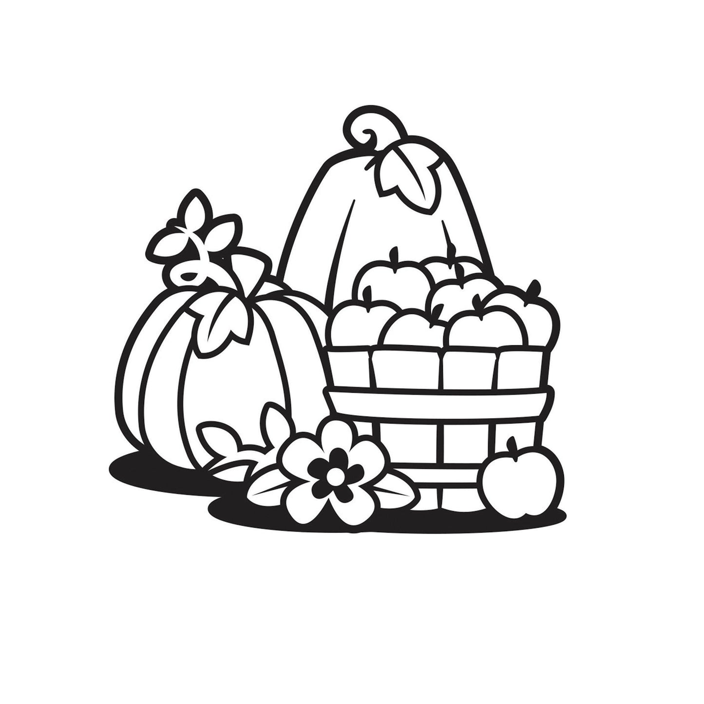 Vaessen creative • Prägeschablone Herbstkorb