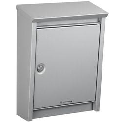 Briefkasten Decayeux D110, silbergrau, elektrolytisch verzinkter Stahl, Polyester