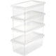 Aufbewahrungsboxhalter 30019 4 x 5,6 l transparent