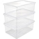 Aufbewahrungsbox Keeper 30020 3 x 11 l transparent