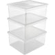 Aufbewahrungsboxhalter 30031 3 x 18 l transparent