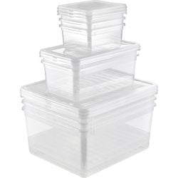 Aufbewahrungsboxhalter 30050 3 x 1,7 l 2 x 5,6 l 3 x 18 transparent