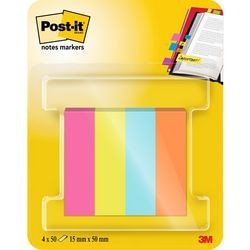 Post-it-Indexpapier 670-4-Pop blau, grün, orange, pink