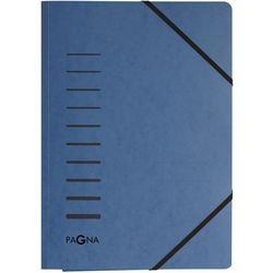 Sortiermappe Seite blau A4