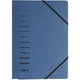 Sortiermappe Seite blau A4
