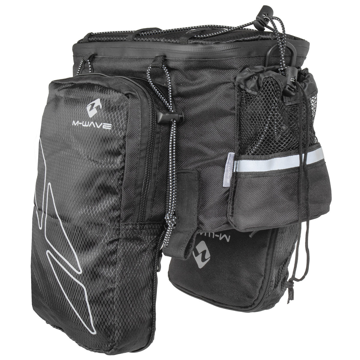 M-Wellenklappbeutel Amsterdam 16L Schwarzgrau
