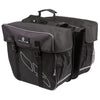 M-Wave Double Fahrradbeutel Amsterdam 30l Schwarzgrau