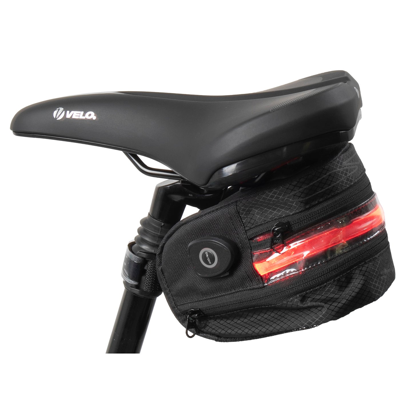M-Wave Tilburg L Illu Satteltasche mit LED-Licht
