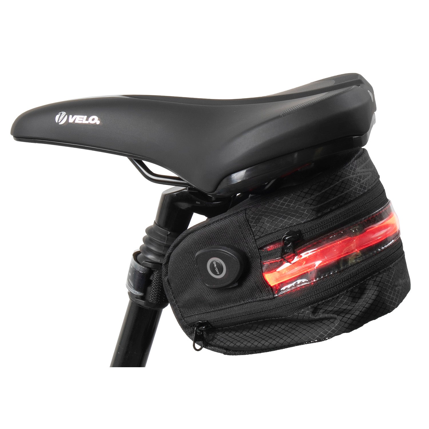 M-Wave Tilburg L Illu Satteltasche mit LED-Licht