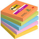 Super-Haftnotizen, Post-it-Boost-Farbsortiment, 90 Blatt