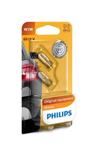 Philips Lampe 12V 3W Keilsockel (u)