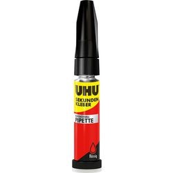 Uhu Sekundenkleber, sofortige Pipettenkontrolle, 3 g