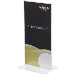 Prospekthalter deflecto transparent 21,5 cm