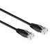 Wirken Sie schwarz 2,0 Meter U UTP Cat6 Patch -Kabel mit RJ45 -Zip -Beutel