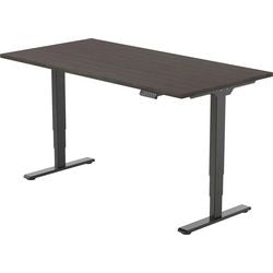 Sitz-Steh-Schreibtisch Euroseats schwarz 800