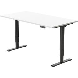 Sitz-Steh-Schreibtisch Euroseats schwarz 800